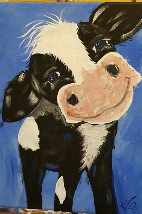 How to paint a cow portrait for beginners in watercolour paint. . Beginner cow painting easy
